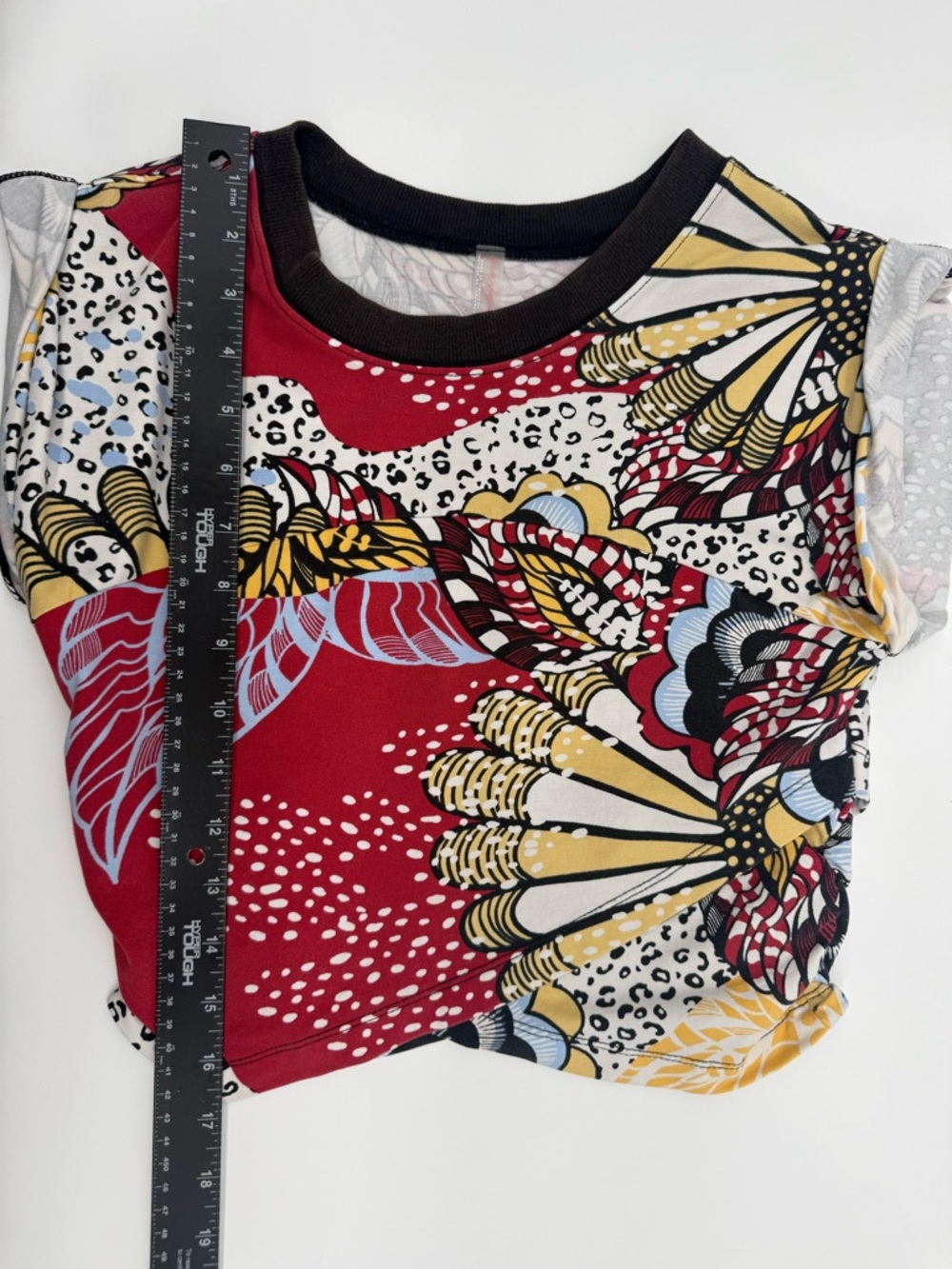 free people movement Hot Shot Wildflower Crop Top Size S Rare Print Activewear - Picture 12 of 12